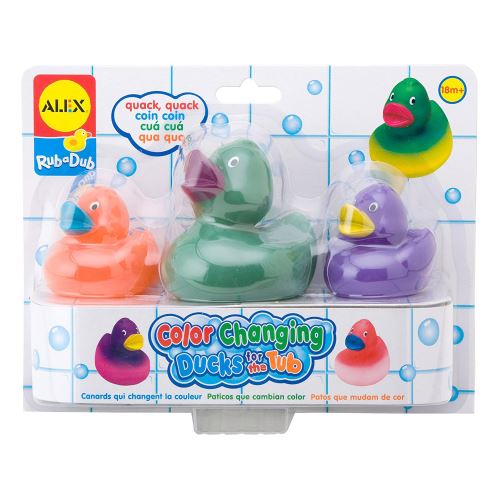 Set de 3 canards aux couleurs magiques Alex