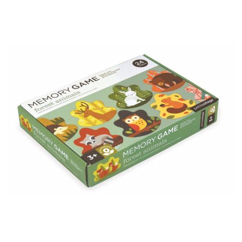 Jeu de mémoire : Les animaux de la forêt Petitcollage