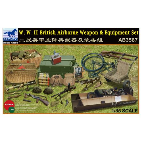 Maquette : Ensemble d'armes et equipement aérien britannique II Bronco Models