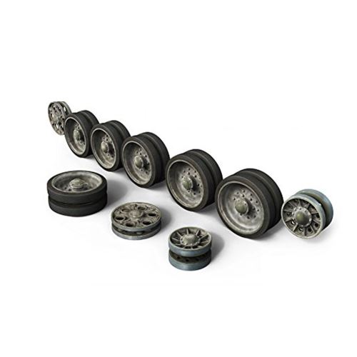 Maquette set roues : T-34 (periode 1943-44) Mini Art