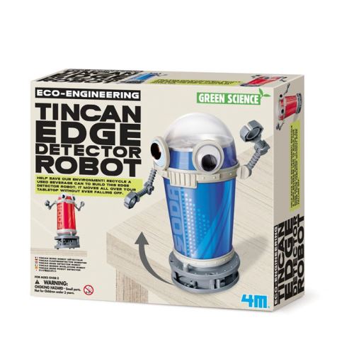 Kit de fabrication Green Science : Robot canette Détecteur de bord 4M - Kidz Labs