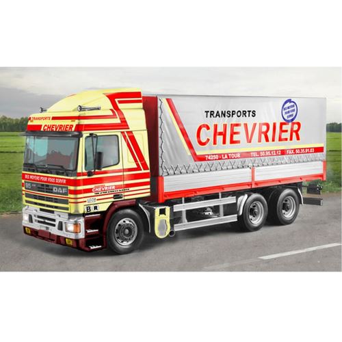 Maquette camion : DAF 95 Porteur Bâché Italeri
