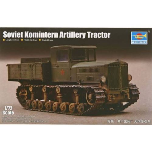 Maquette véhicule militaire : Soviet Komintern Artillery Tractor Trumpeter
