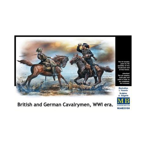 Figurines : Cavaliers anglais et allemand Master Box