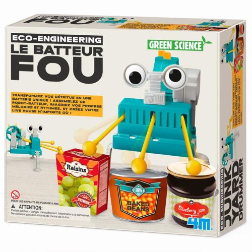Kit de fabrication Green Science : Le Batteur Fou 4M - Kidz Labs