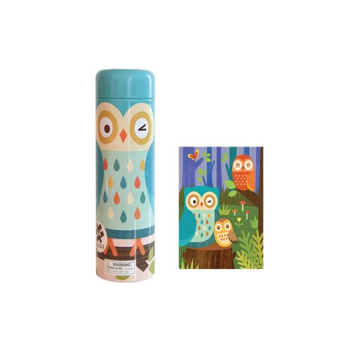 Puzzle 64 pièces : Famille Hibou Petitcollage