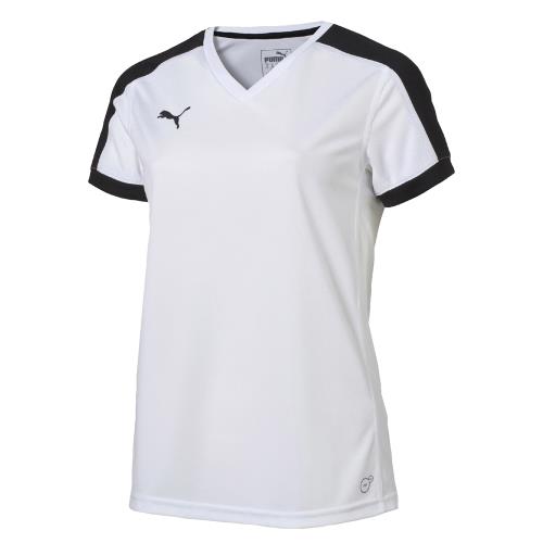 Puma Indoor Blanc L Maillot manches courtes Adulte Femme