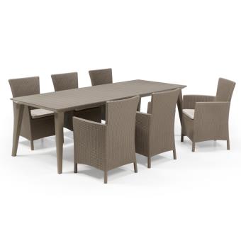 Allibert Mobilier de jardin 7 pièces \ Allibert Mobilier de jardin 7 pièces \