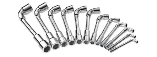 Jeu De 12 Clés à Pipe Débouchées 6 X 6 Pans Métriques Facom 75J12Pb