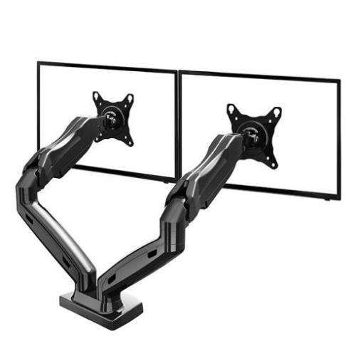 F160 support de bureau pour 2 écrans PC 17-27 noir