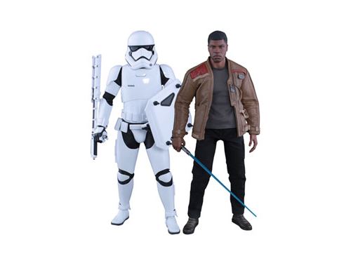 Hot Toys - Star Wars Episode VII pack 2 figurines MMS 1/6 Finn & First Order Riot Control Stormtroope