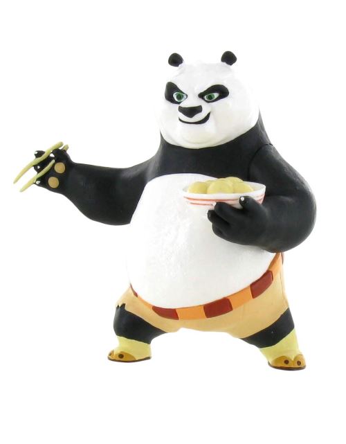 Comansi - Kung Fu Panda mini figurine Po Eating 8 cm