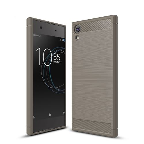 Sony Xperia XA1 Ultra Coque Protection TPU Gris Effet brossé ALS33992