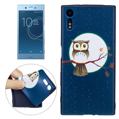 Sony Xperia XZ Coque Protection TPU Hiboux Branche Nuit ALS34005