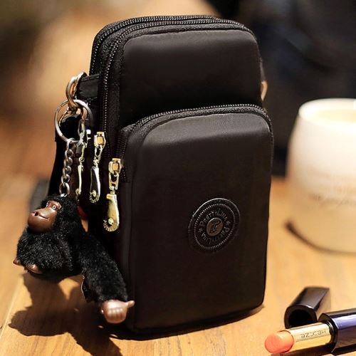 LG G6 Cases Noir Sacoche Universelle Bandoulière 17 x 9 x 5 cm Tissus Polystérène ALS32587