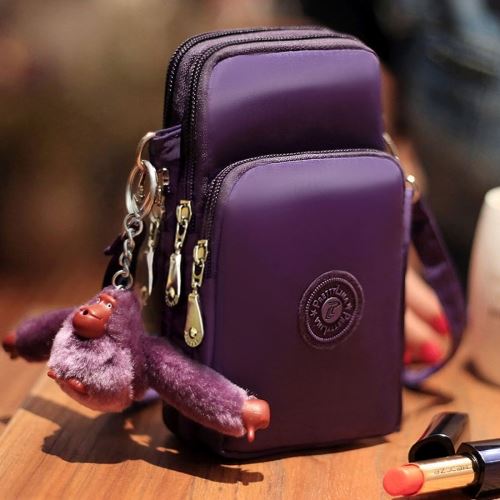 LG K3 (2017) Cases Violet Sacoche Universelle Bandoulière 17 x 9 x 5 cm Tissus Polystérène ALS32627
