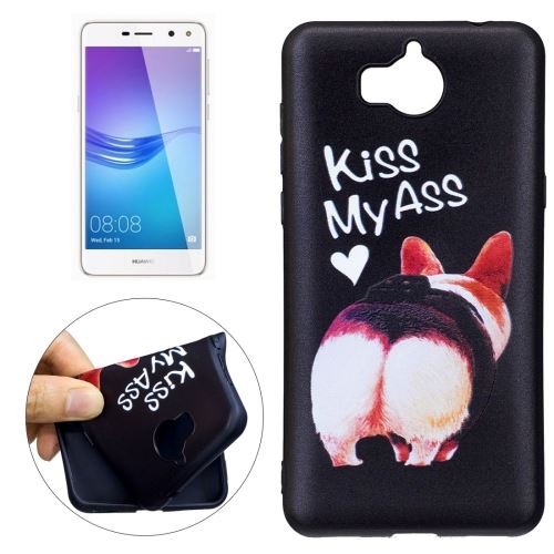 Huawei Y5 (2017) Coque Protection TPU Kiss My Ass bisous love ALS32297