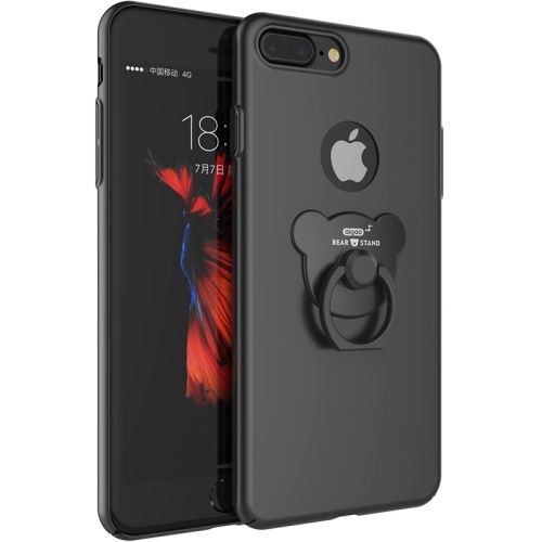 iPhone 7 Plus Coque Protection Plastique Noir Ourson ALS32409