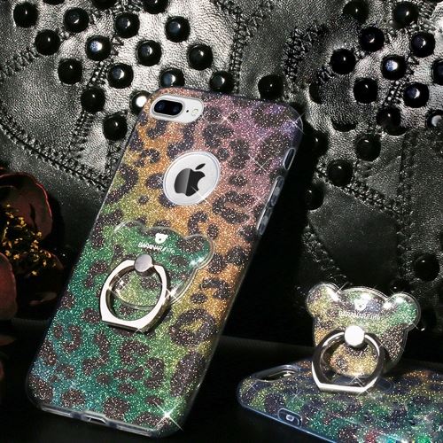 iPhone 7 Plus Coque Protection TPU Ourson Paillettes Brillant ALS32425