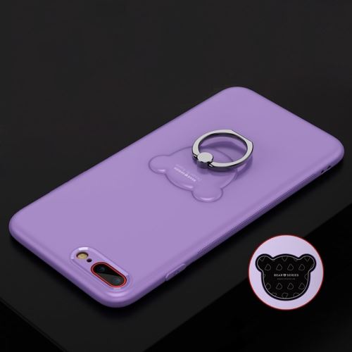 iPhone 7 Plus Coque Protection TPU Violet Ourson ALS32460