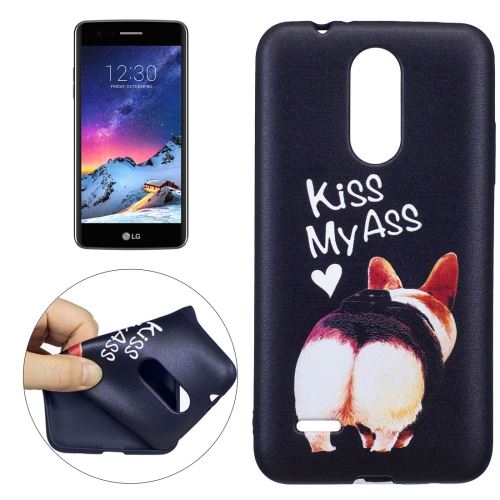 LG K8 (2017) Coque Protection TPU Kiss My Ass bisous love ALS32677