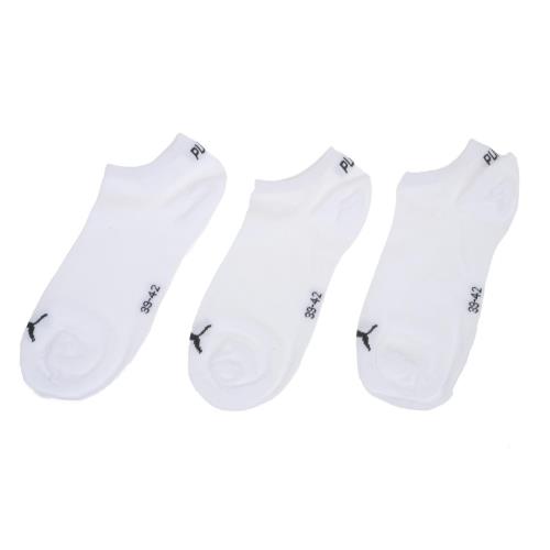 Chaussettes invisibles Puma Thin x3 Blanc Pointure 43 Adulte Homme