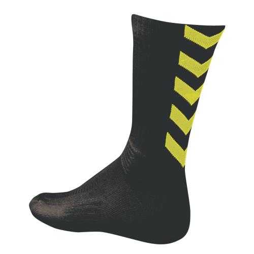 Hummel Authentic Indoor noir/jaune fluo 34 Chaussettes Adulte Mixte