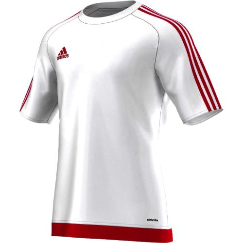 Adidas Estro 15 blanc/rouge 9/10 ans Maillot Adulte Homme