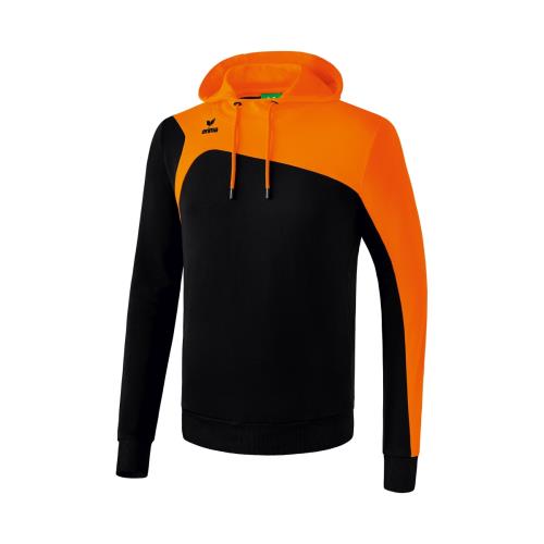Erima - Sweat à Capuche Erima club Junior 1900 2.0 - 1 ans - noir/orange