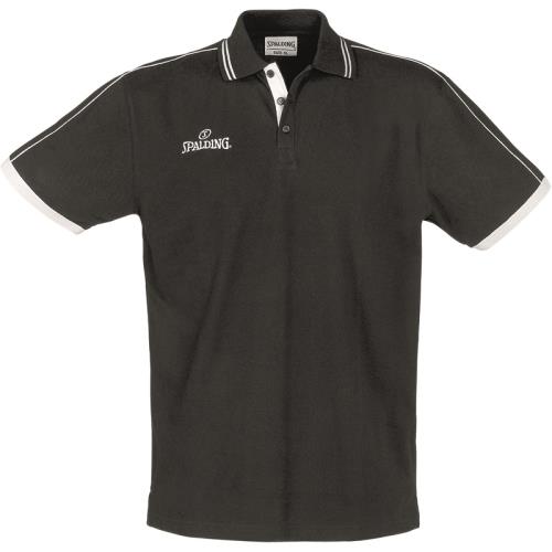 Spalding - Polo Spalding manches courtes - 3XL - noir