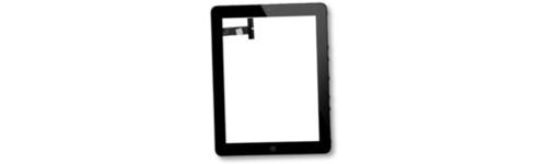 Ecran tactile noir de remplacement pour iPad 1 avec contour (3G uniquement)
