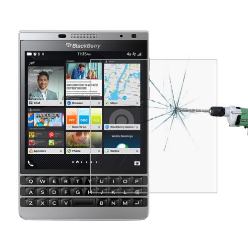 BlackBerry Passport Silver Editio Film Verre Trempé 0.26mm 9H 2.5D Noir