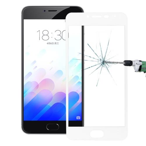 Meizu M3 Film Verre Trempé 0.26mm 9H Blanc