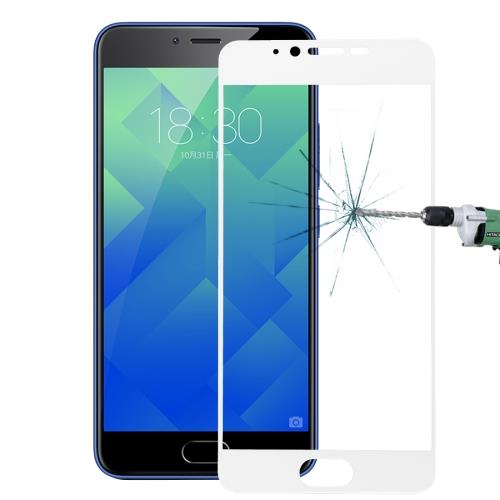 Meizu M5 Film Verre Trempé 0.26mm 9H Blanc