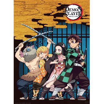 ABYstyle - DEMON SLAYER - Set 2 Chibi Posters - Groupe & Duo (52x38cm)