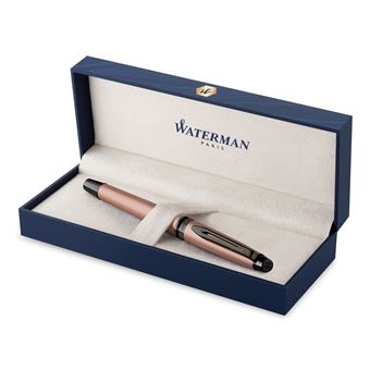 Stylo roller Waterman Expert Métallique Rose pointe fine