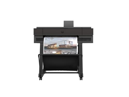HP Designjet T870 - 24" Imprimante Grand Format - Couleur - Jet D'Encre - Rouleau A1 (61 Cm X 91,4 M) - 2 400 X 1 200 Ppp - Jusqu'À 0.35 Min/Page (Mono) / Jusqu'À 0.35 Min/Page (Couleur) - Usb 2.0, Gigabit Lan, Wi-Fi(N) - Outil De Coupe