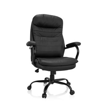 Siège de bureau / fauteuil de direction RELAX XXL B PU noir hjh OFFICE - 1