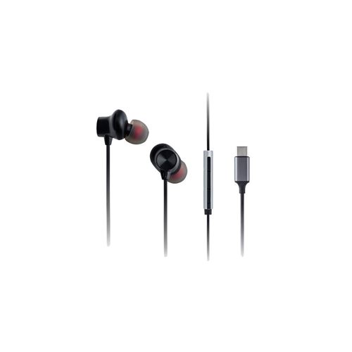 Panasonic RP-TCM225DEK in-ear headphones corded black compact design