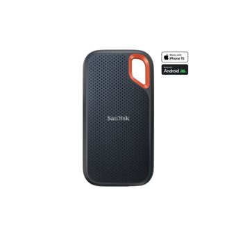 SanDisk Extreme - SSD - 8 To - externe (portable) - USB 3.2 Gen 2 (USB-C connecteur) - AES 256 bits - 1