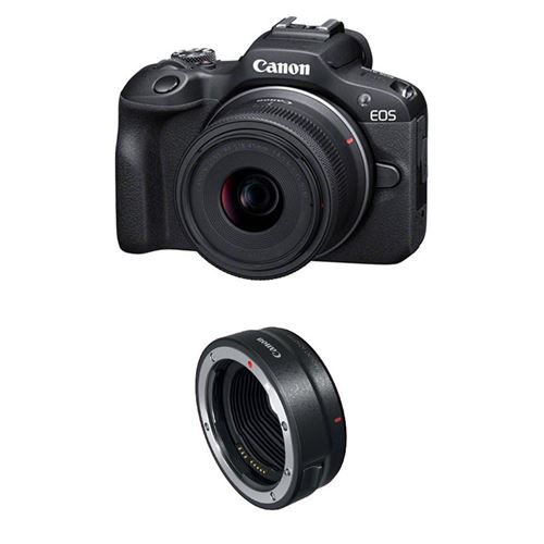 EOS R100 + RF-S 18-45mm f/4.5-6.3 IS STM + Bague EF-EOS R État correct - N/A reconditionné disponible sur Fnac