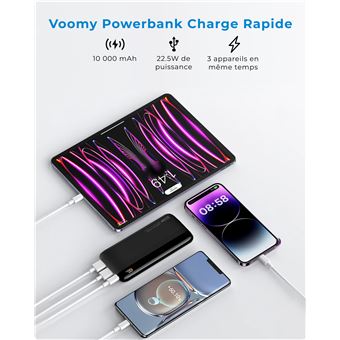 Voomy Powerbank - Compatible Magsafe 10000 mAh - Iphone & Samsung -  Chargeur Rapide | bol