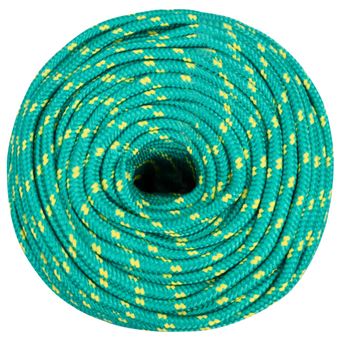 Paracorde 2 mm - 50 m, bleu-vert