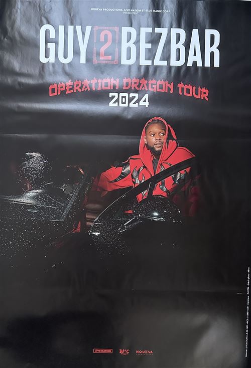 Affiche - Guy2Bezar - Opération Dragon Tour 2024 - 70x100cm