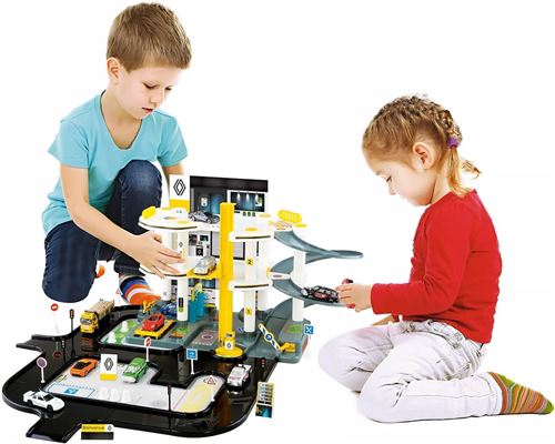 Garage Renault 2 Niveaux Avec Station-Service - Jouet Enfant Dès 3 Ans - Fabriqué En Europe