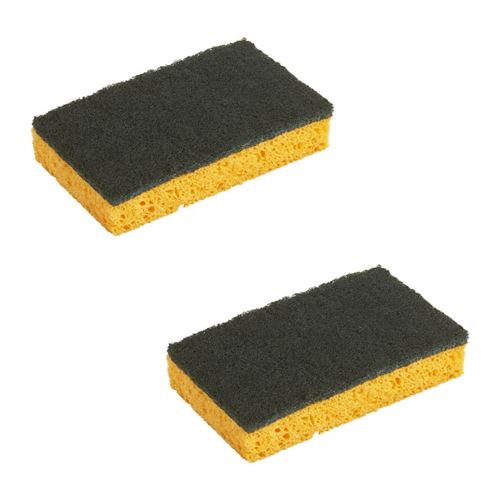 Spontex Éponges Grattantes Face À Récurer Renforcée Au Carbone 2 Éponges - Image 2