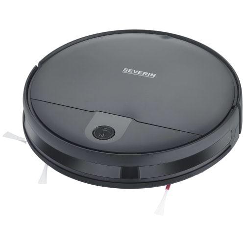Severin RB 7026 Aspirateur robot noir commandable à distance, avec batterie