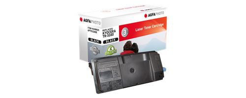 Compatible Avec Kyocera Tk-3160 (1t02t90nl0) Agfa Photo Aptk3160e Toner Noir