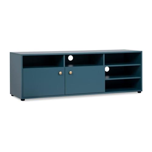 Meuble TV - Metal + plastique - 140 x 40 x 45 cm - Pop Color