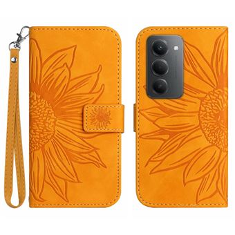 Étui Portefeuille Pour Xiaomi Redmi Note 15 5G - Cuir PU, 7 Emplacements Cartes, Fermeture éclair, Protection RFID - Marron